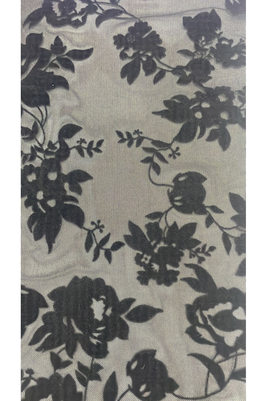 22944 DANTEL/YERLİ/LEZ/POLYESTER LİKRALI/SİYAH/150 CM