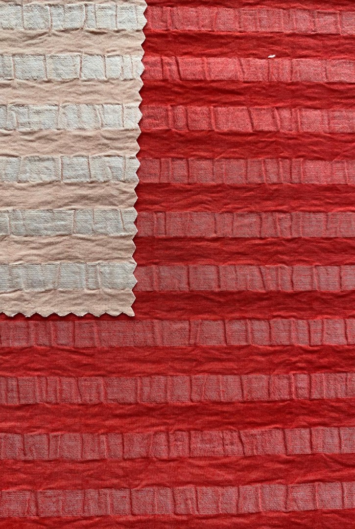 22341 KUMAŞ/YERLİ/LEZ/VİSKON/KIRMIZI/142 CM