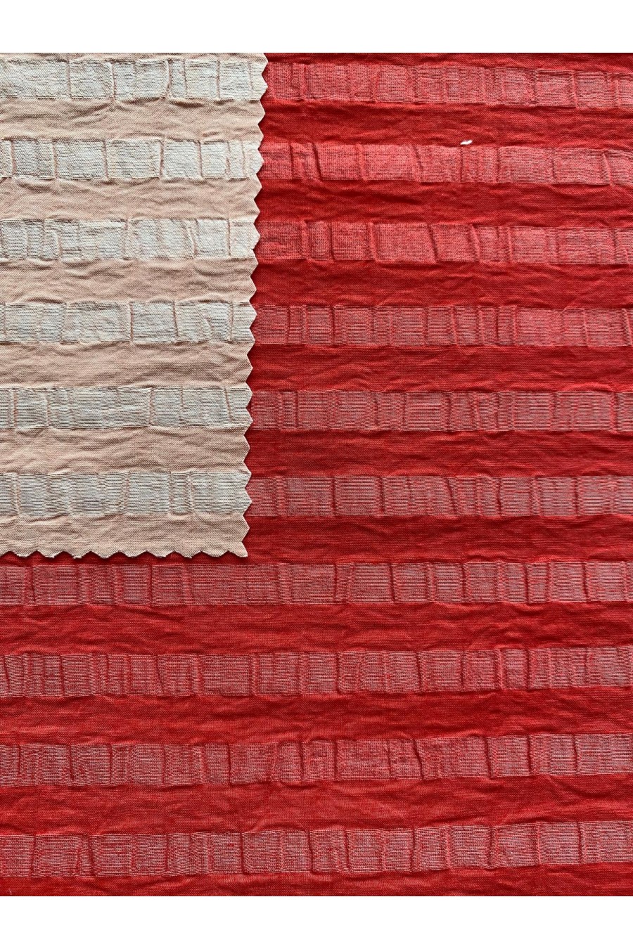 22341 KUMAŞ/YERLİ/LEZ/VİSKON/KIRMIZI/142 CM