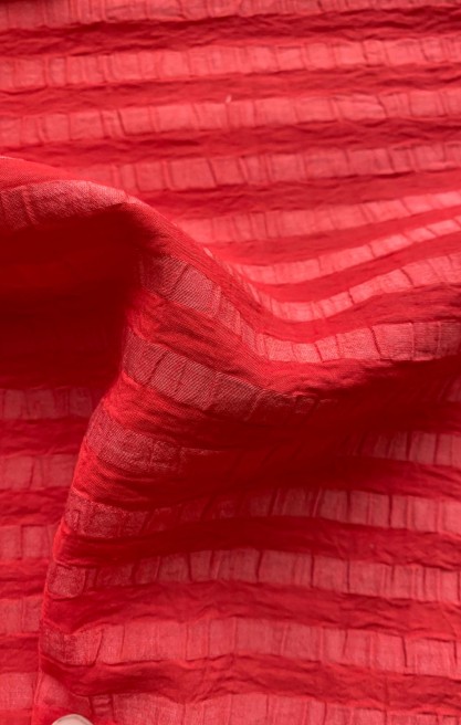 22341 KUMAŞ/YERLİ/LEZ/VİSKON/KIRMIZI/142 CM