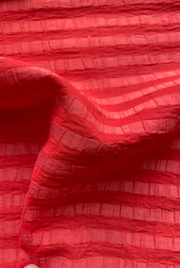 22341 KUMAŞ/YERLİ/LEZ/VİSKON/KIRMIZI/142 CM