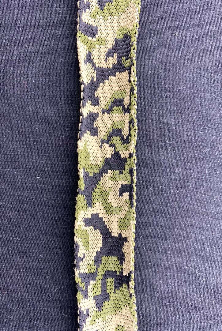 Kamuflaj Desenli Yerli Polyester Şerit