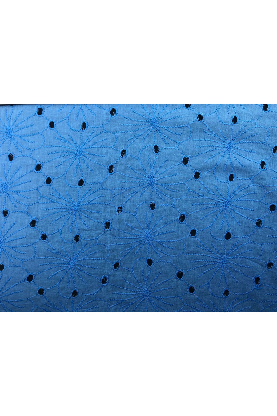 Sky Blue Bohrer İşlemeli Vual Brode