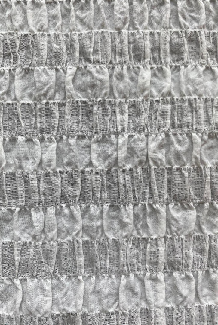 22345 KUMAŞ/YERLİ/LEZ/PAMUK/VİSKON/BEYAZ/120 CM