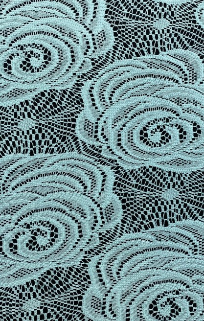 Mint Renk Polyester Dantel