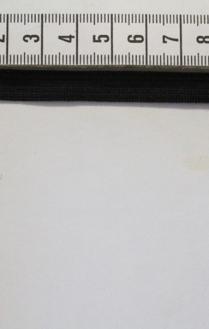 1 cm Siyah Dar Dokuma Lastik Şerit