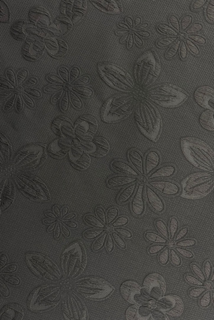 Siyah Likralı Polyester Kumaş, Yerli, 140 cm