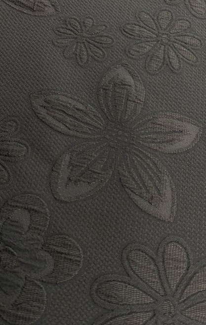Siyah Likralı Polyester Kumaş, Yerli, 140 cm