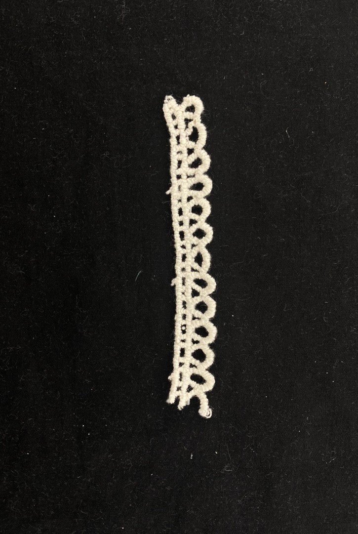 20663 DANTEL/YERLİ/BANT/PAMUK/GÜPÜR/HAM/1 CM