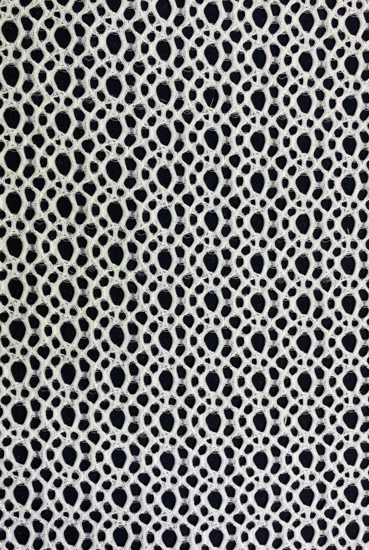 Optik Beyaz Naylon Likralı Dantel