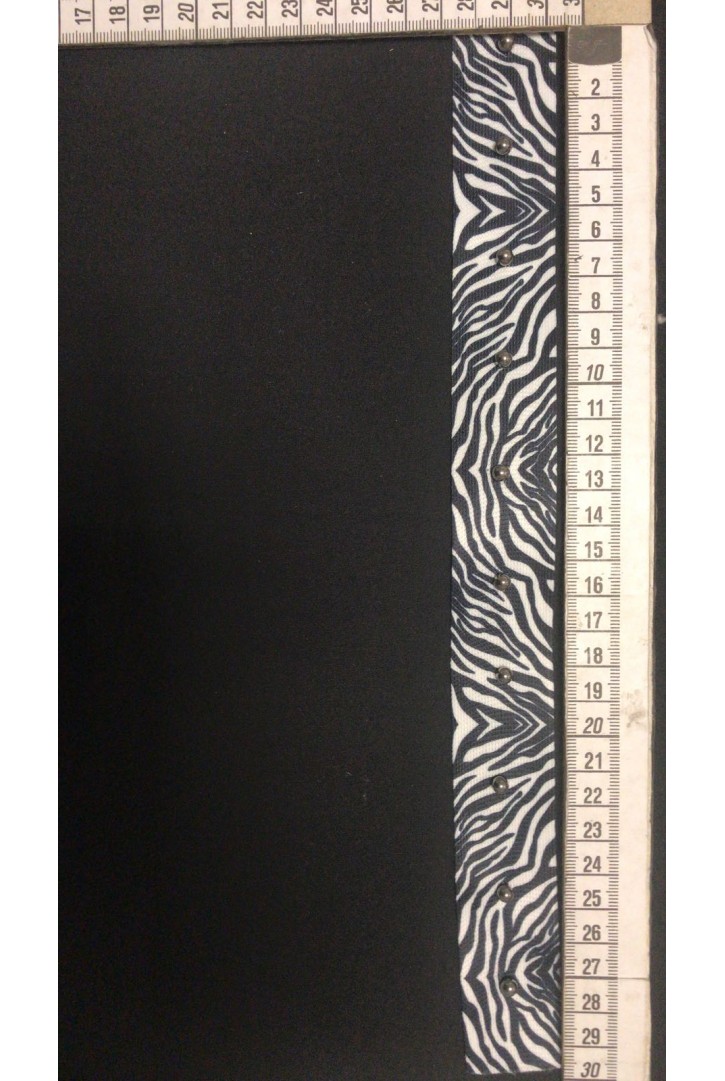 İncili Zebra Desenli Polyester Şerit, Yerli