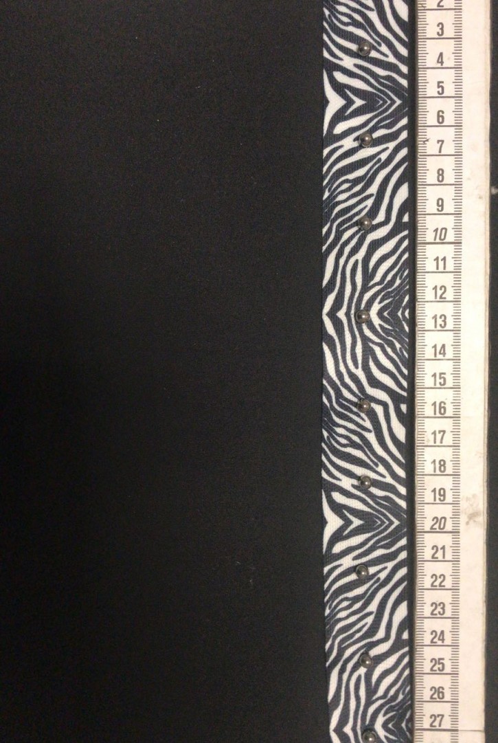 İncili Zebra Desenli Polyester Şerit, Yerli