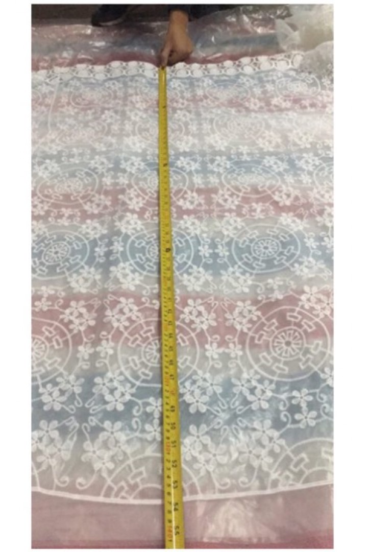 7410/BRODE/LEZ/MAT POLYESTER/ORGANZE ÜZERİ/İTHAL/HAM