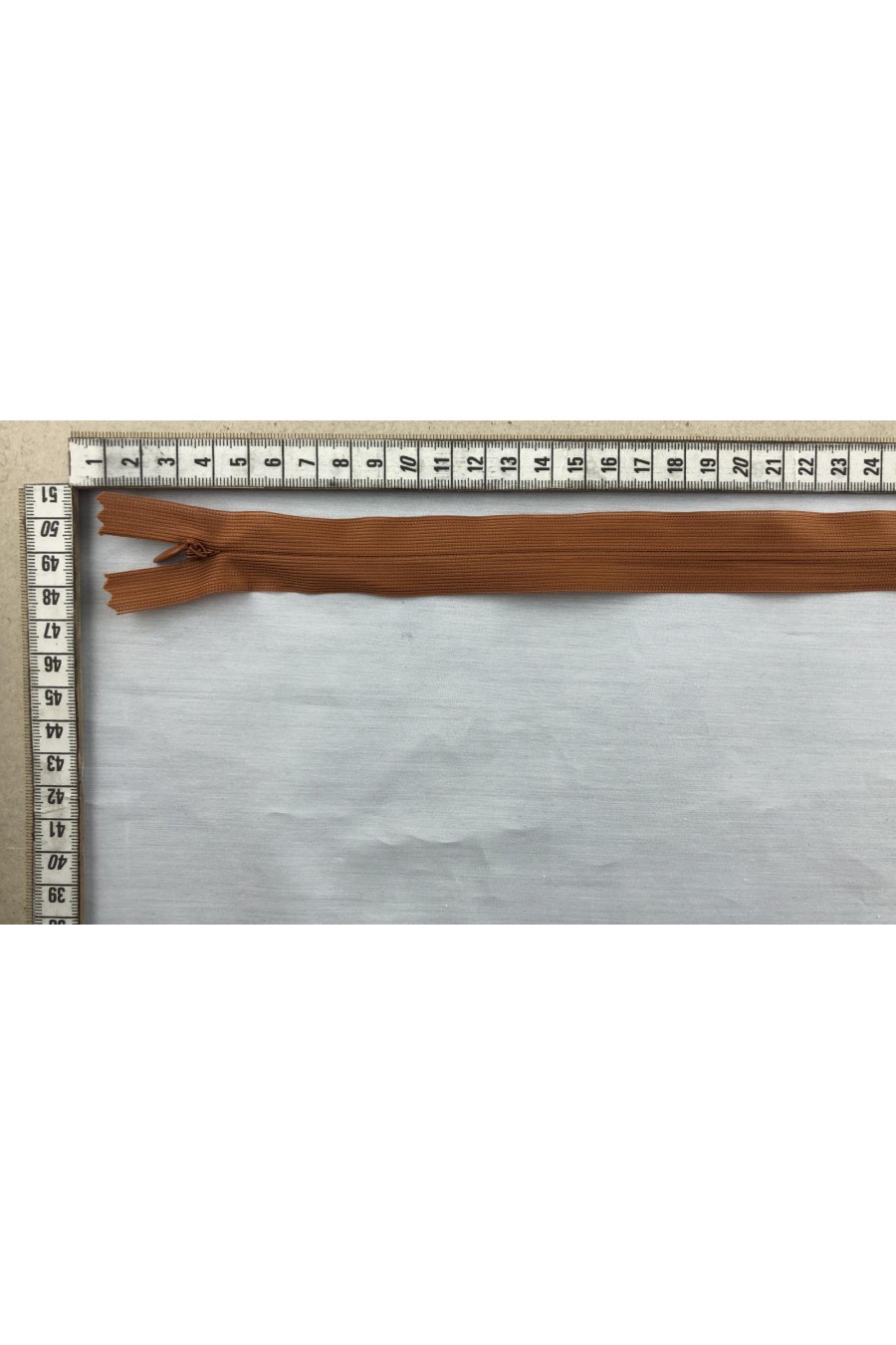 7427-ADET Hardal Gizli Fermuar, 49 cm