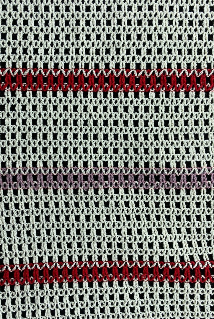 Renkli Pamuk Polyester Örme Kumaş, Yerli, 175 cm