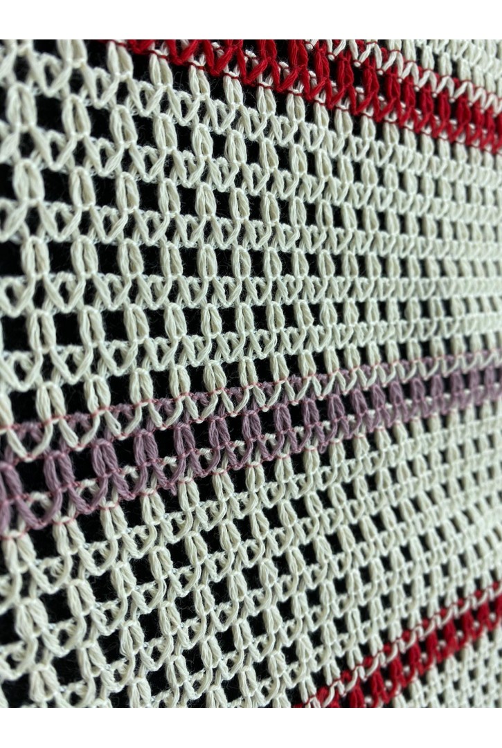 Renkli Pamuk Polyester Örme Kumaş, Yerli, 175 cm