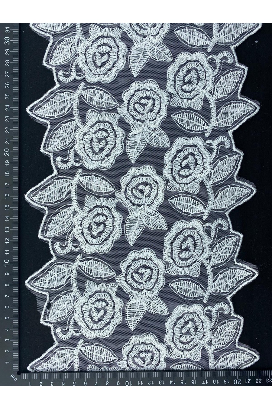 Ham Tül Üzeri Brode Bant, Polyester