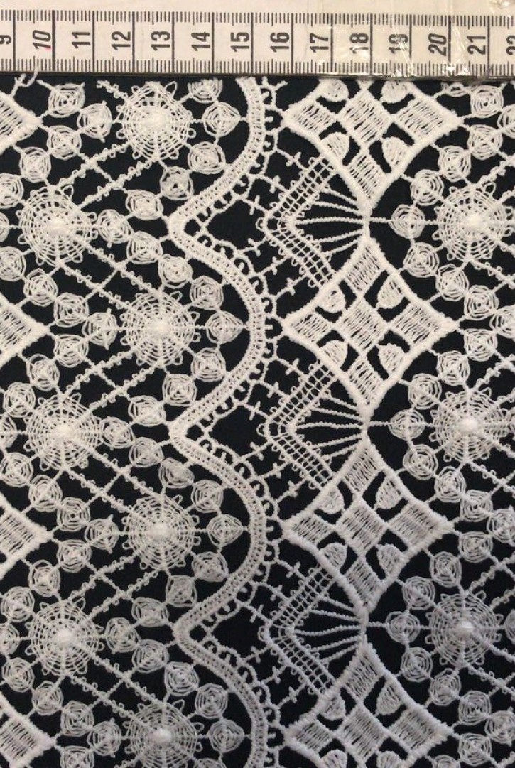 8158  BRODE/YERLİ/LEZ/GÜPÜR/MAT POLYESTER/HAM/120 CM