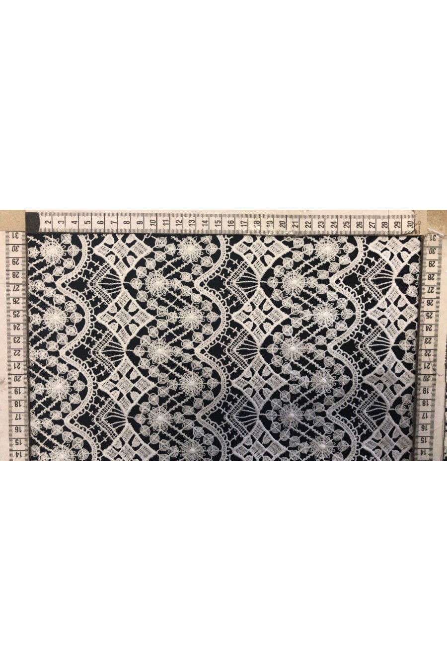 8158  BRODE/YERLİ/LEZ/GÜPÜR/MAT POLYESTER/HAM/120 CM