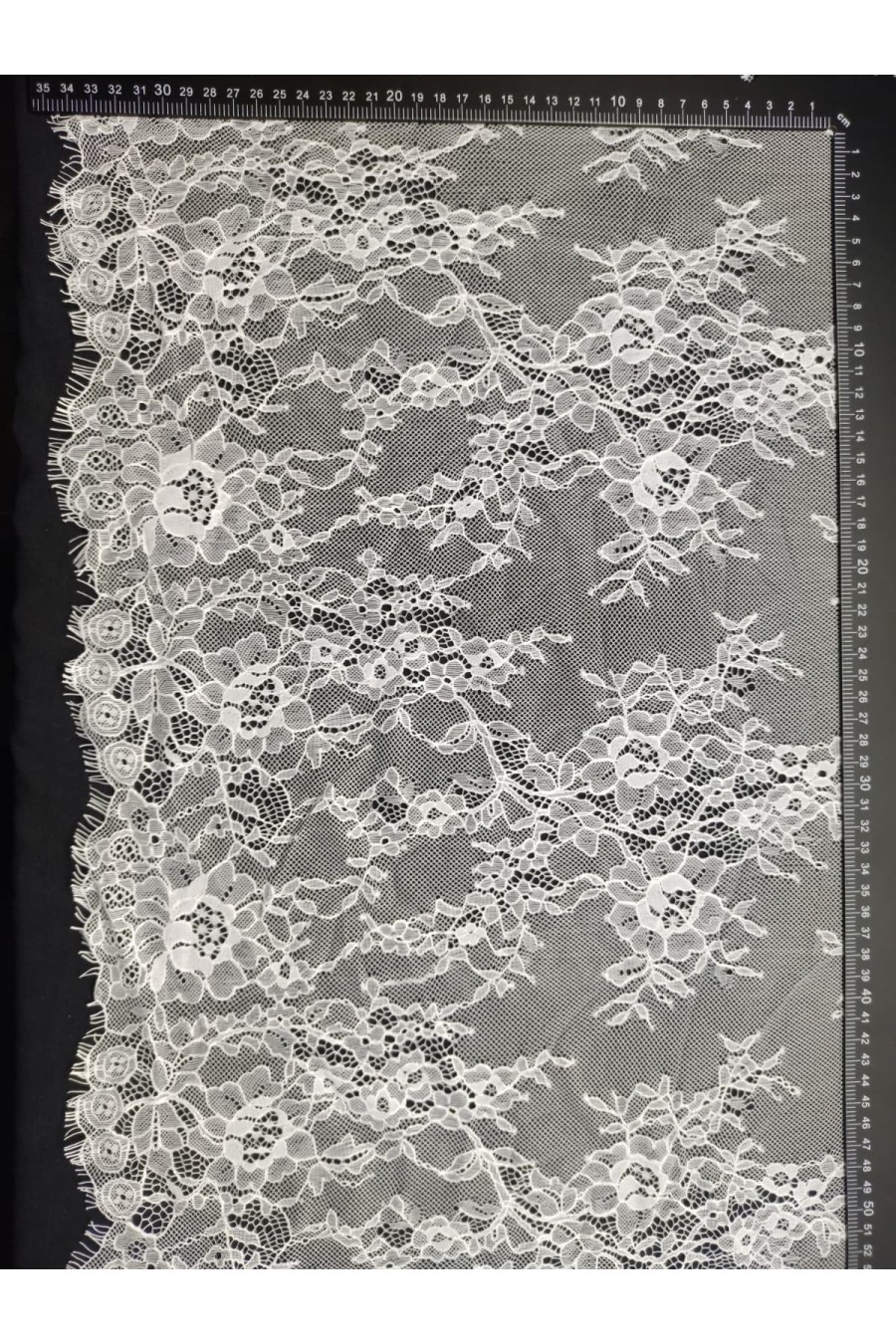 22999 DANTEL/İTHAL/LEZ/NAYLON/SAKALLI/BEYAZ/150 CM