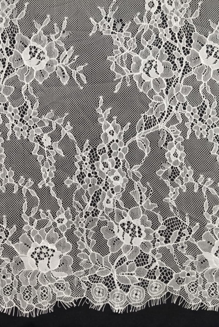 22999 DANTEL/İTHAL/LEZ/NAYLON/SAKALLI/BEYAZ/150 CM