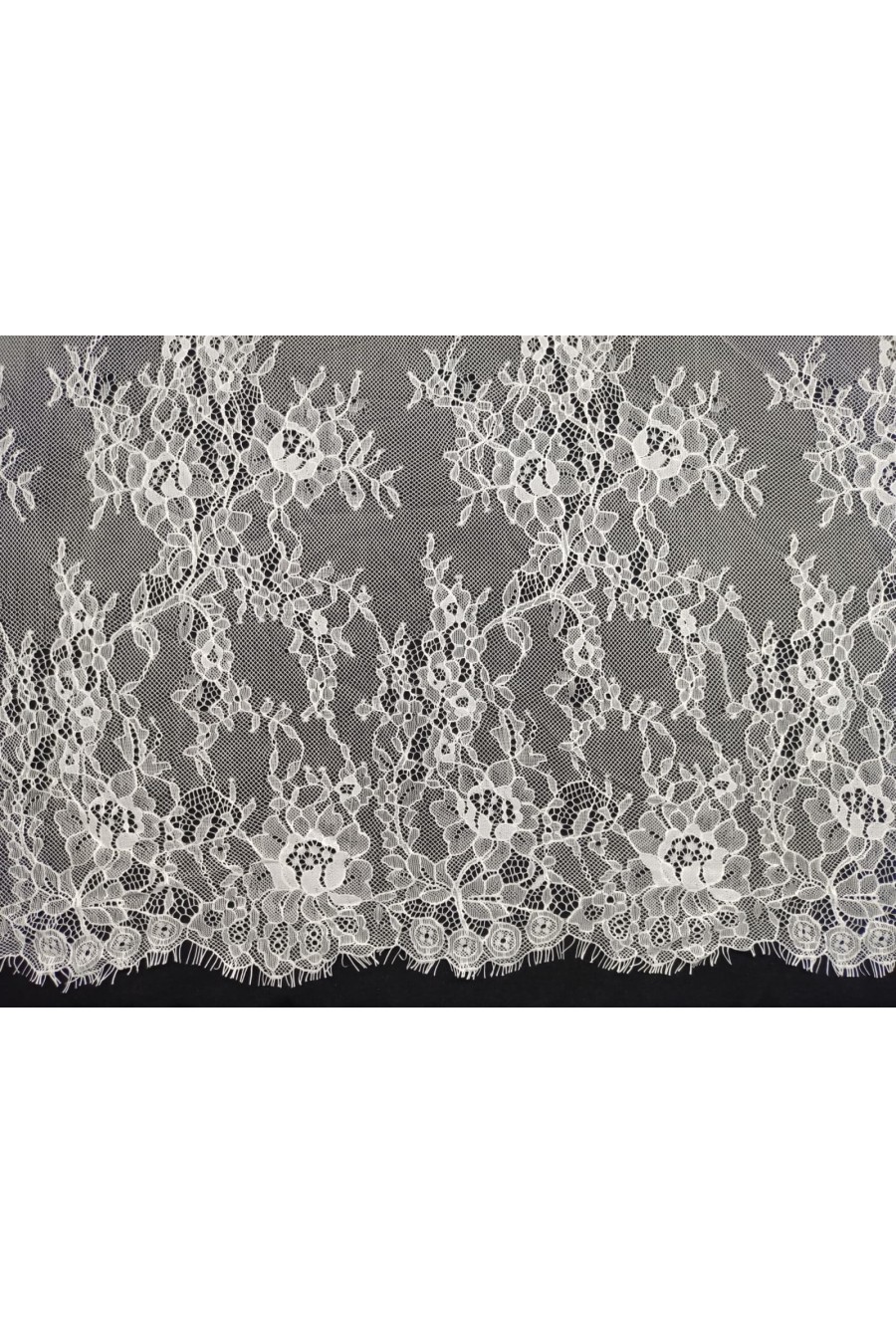 22999 DANTEL/İTHAL/LEZ/NAYLON/SAKALLI/BEYAZ/150 CM