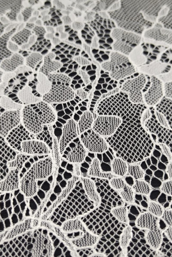 22999 DANTEL/İTHAL/LEZ/NAYLON/SAKALLI/BEYAZ/150 CM