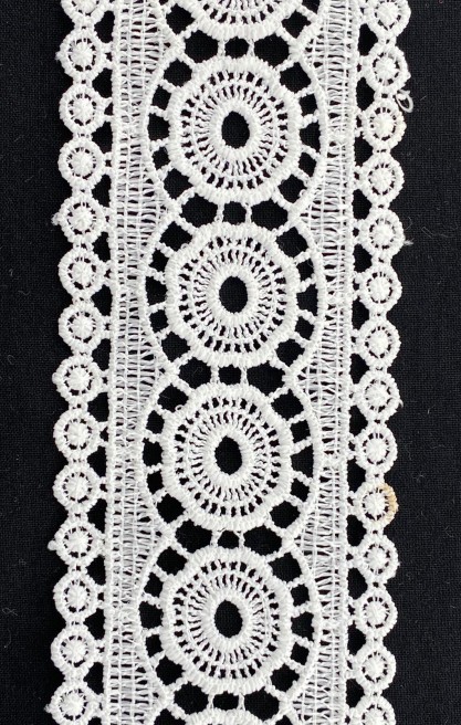 Brode Yerli Güpür Bant Mat Polyester Kuş Gözü Ham