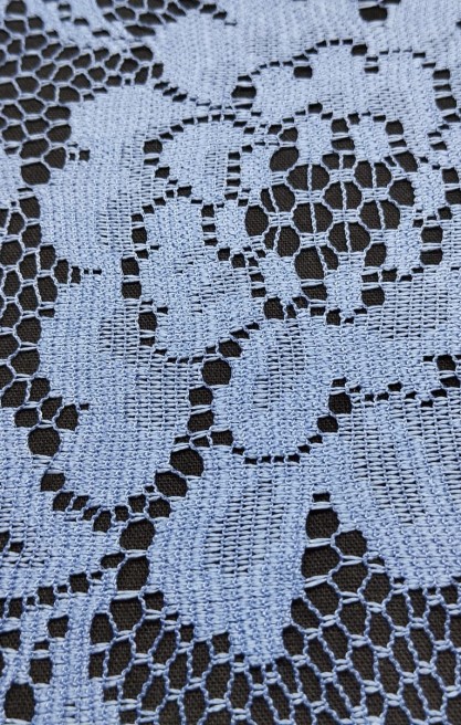 İndigo Sakallı Dantel Bant