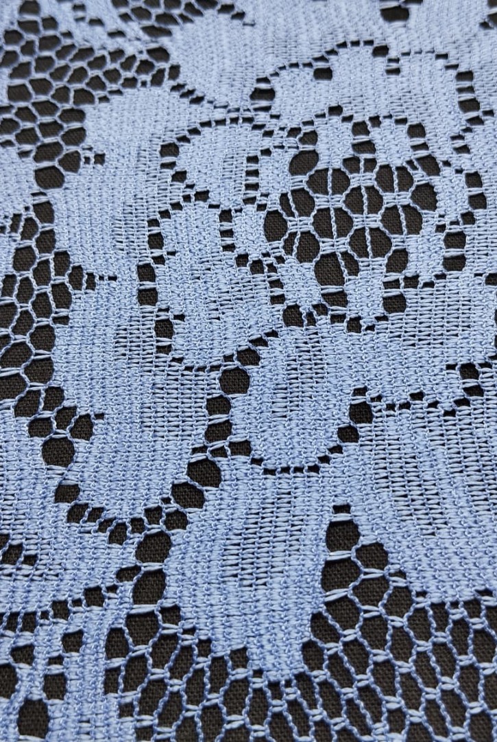 İndigo Sakallı Dantel Bant