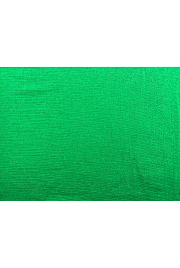 Benetton Yeşil Pamuklu Müslin Kumaş - 150 cm