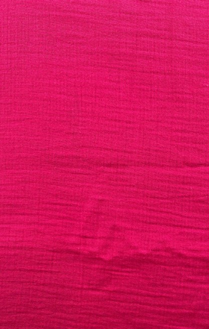 Fuşya Renk Pamuk Müslin Kumaş - 150 cm