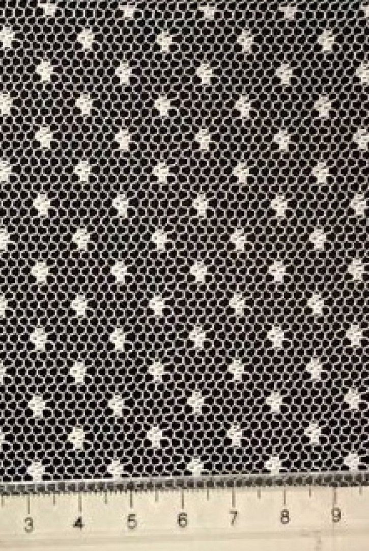 Puantiyeli Ham Polyester Tül, Yerli