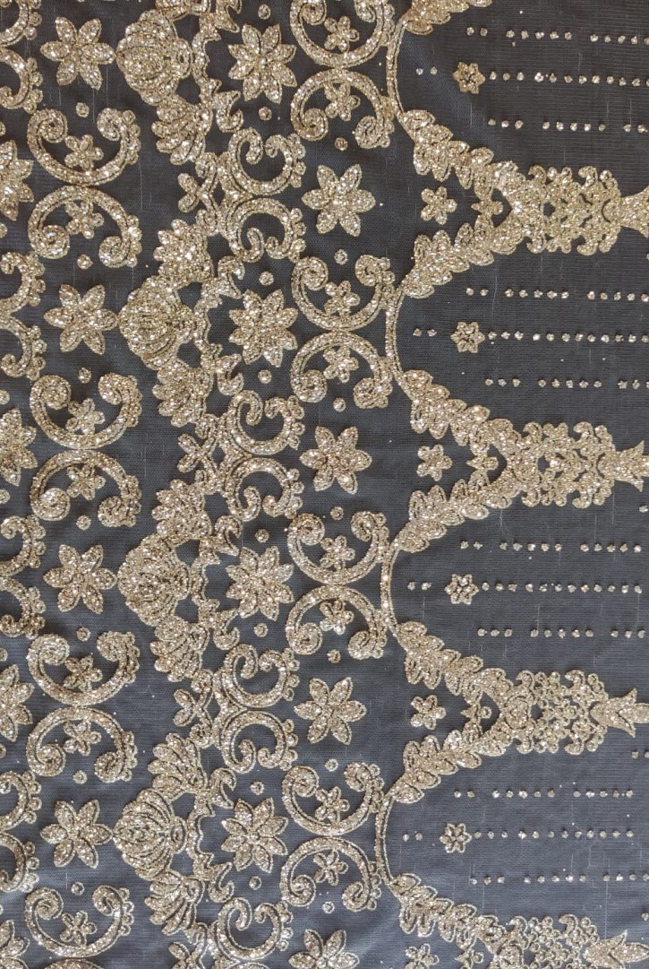 5663 BRODE/İTHAL/LEZ/POLYESTER/SİMLİ/GOLD