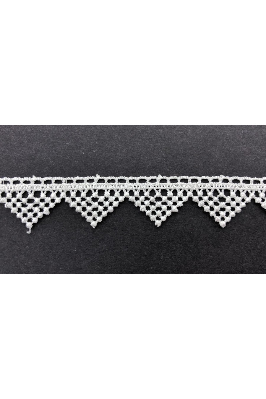 2 cm Ham Parlak Güpür Brode Bant