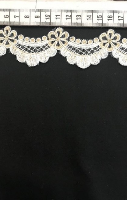 Yerli Lurex Gold Simli Ham Polyester Brode Bant