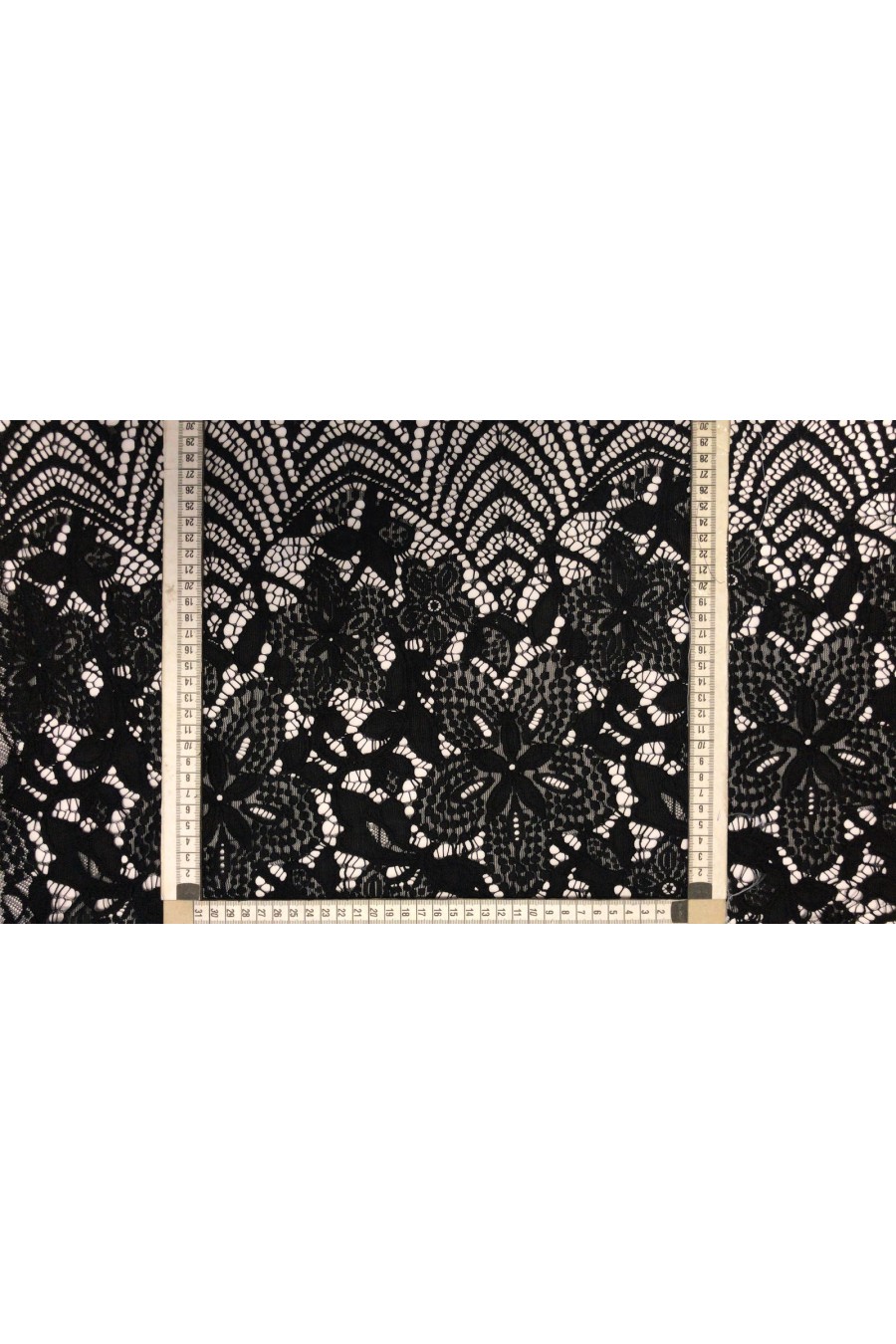 Siyah Polyester Dantel