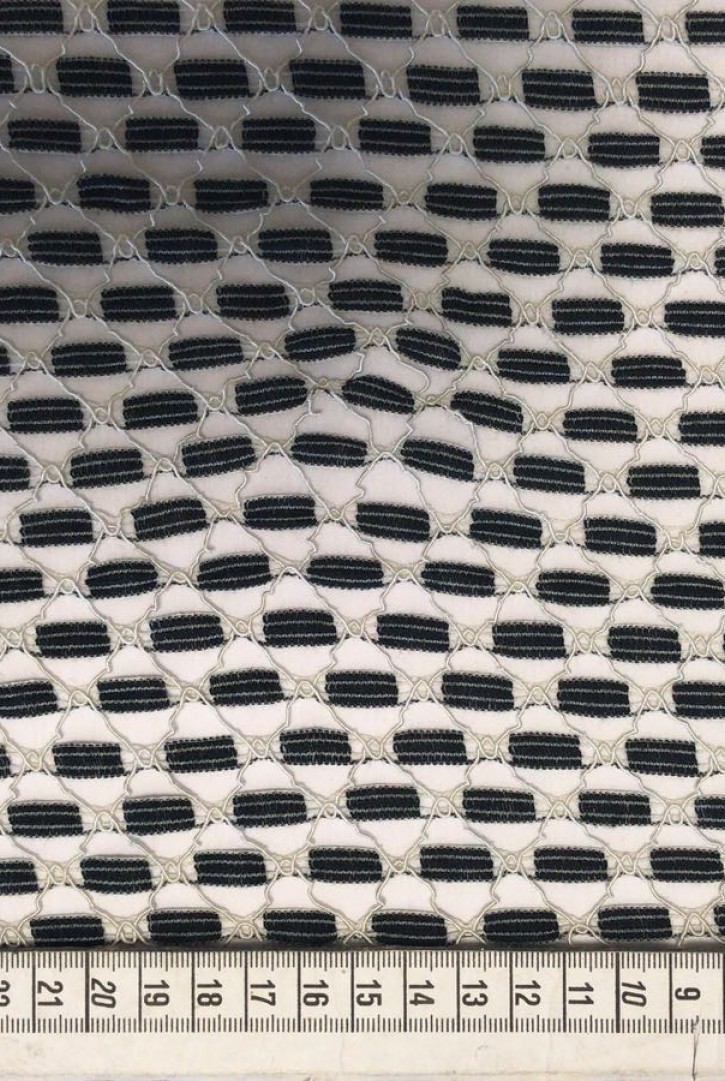 Ham İpli Siyah Dantel