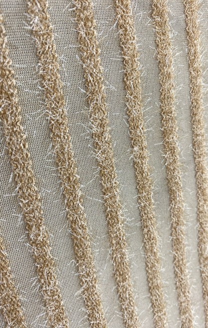 Sakallı Bej Dokuma Kumaş - Polyester, 170 cm (11382)