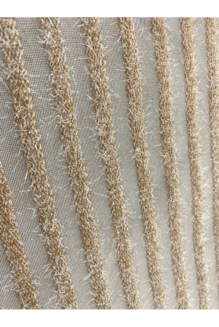 Sakallı Bej Dokuma Kumaş - Polyester, 170 cm (11382)