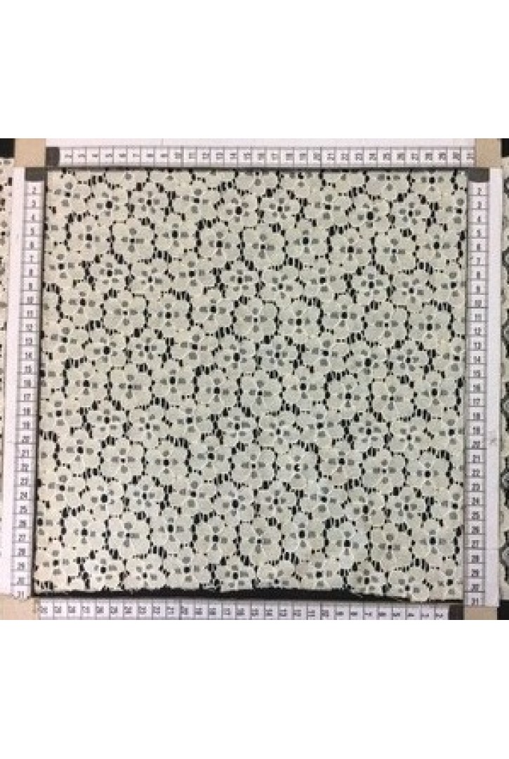 Fikse Edilmiş Kordlu Pamuk Naylon İthal Dantel