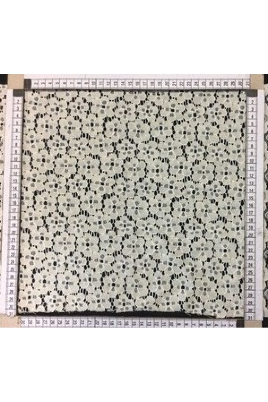 Fikse Edilmiş Kordlu Pamuk Naylon İthal Dantel