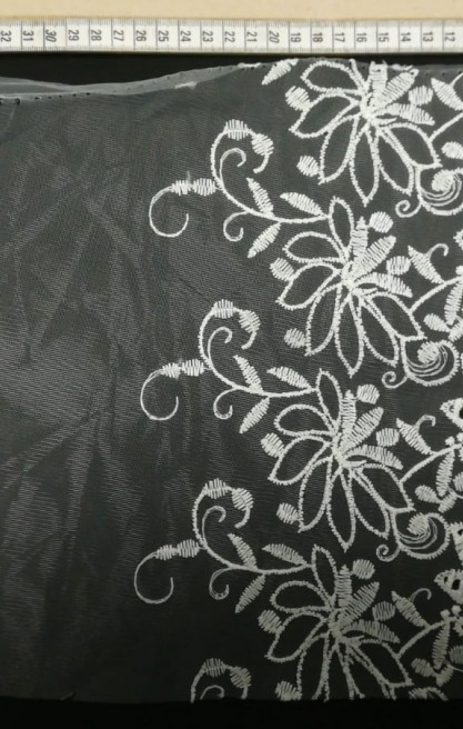 Brode Yerli Bant Polyester Tül Üzeri Ham