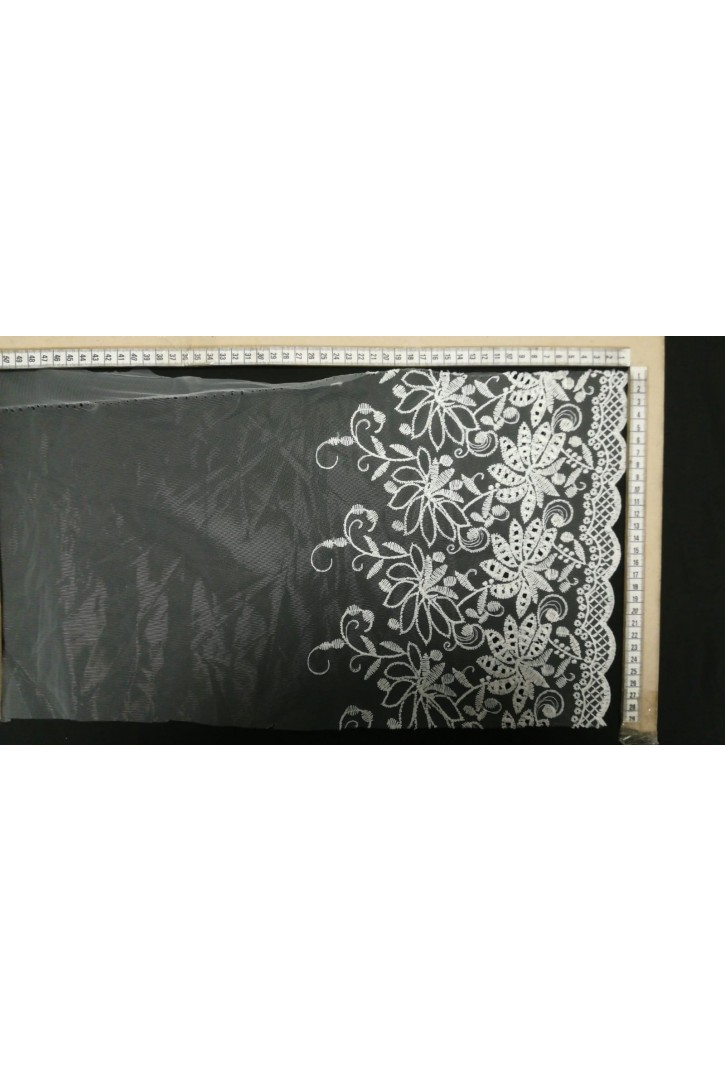 Brode Yerli Bant Polyester Tül Üzeri Ham