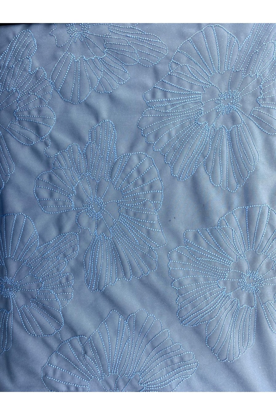 20787 KUMAŞ/YERLİ/LEZ/POLYESTER/SÜET/NAKIŞLI/MAVİ/155 CM