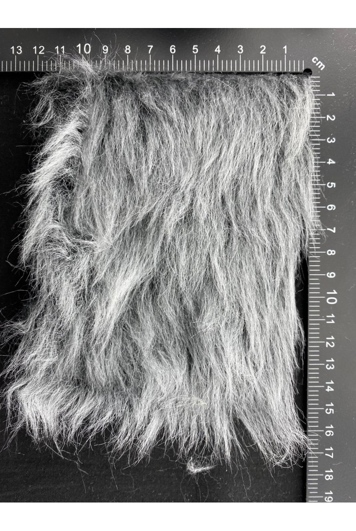 Siyah-Beyaz Peluş Kumaş