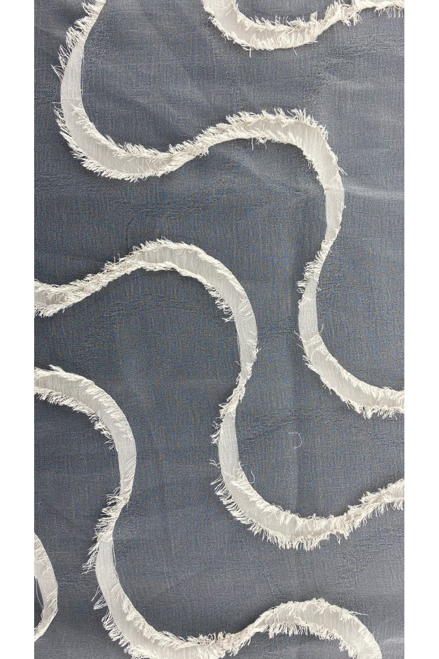 21918-METRE 21918 KUMAŞ/YERLİ/LEZ/POLYESTER/KESME ŞİFON/KREM/150 CM