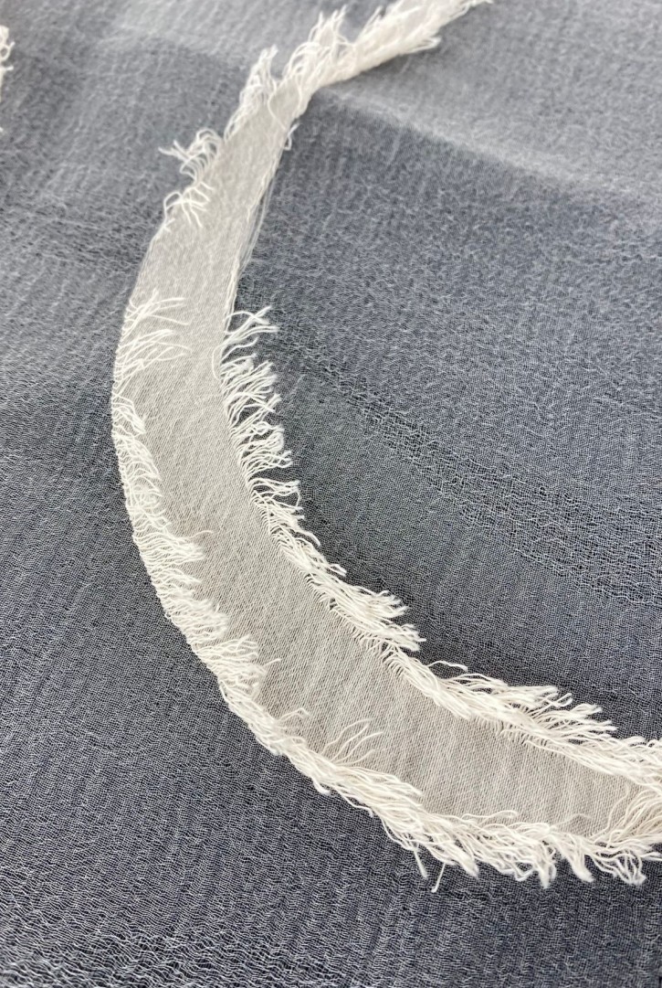 21918 KUMAŞ/YERLİ/LEZ/POLYESTER/KESME ŞİFON/KREM/150 CM