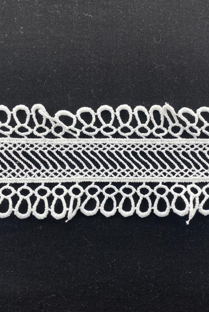 Ham Mat Polyester Güpür Brode Bant