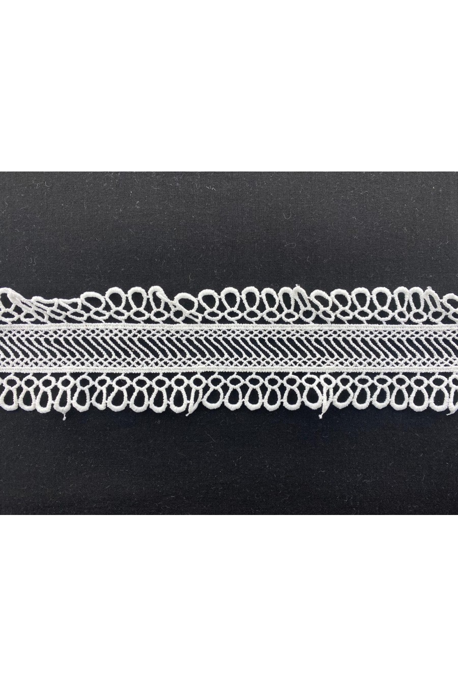 6053-METRE Ham Mat Polyester Güpür Brode Bant